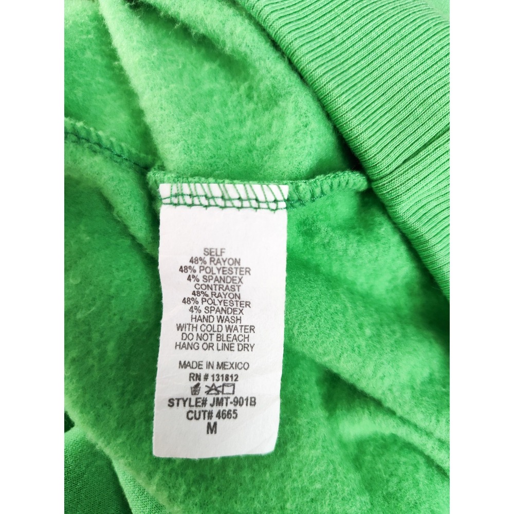Judith March Sweatshirt Medium Green Pink Lets Partee Golf Balls Balloon Sleeves - Picture 8 of 8